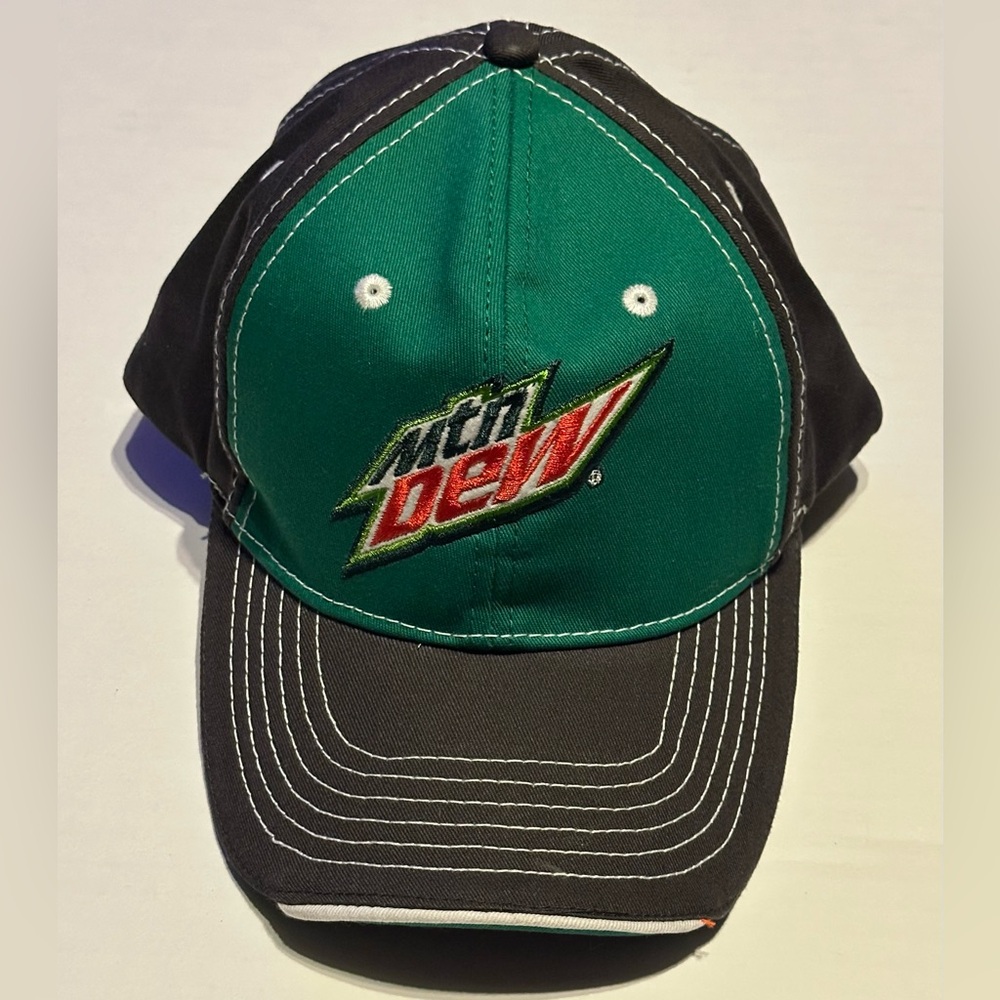 Mountain Dew Green and Black Cap